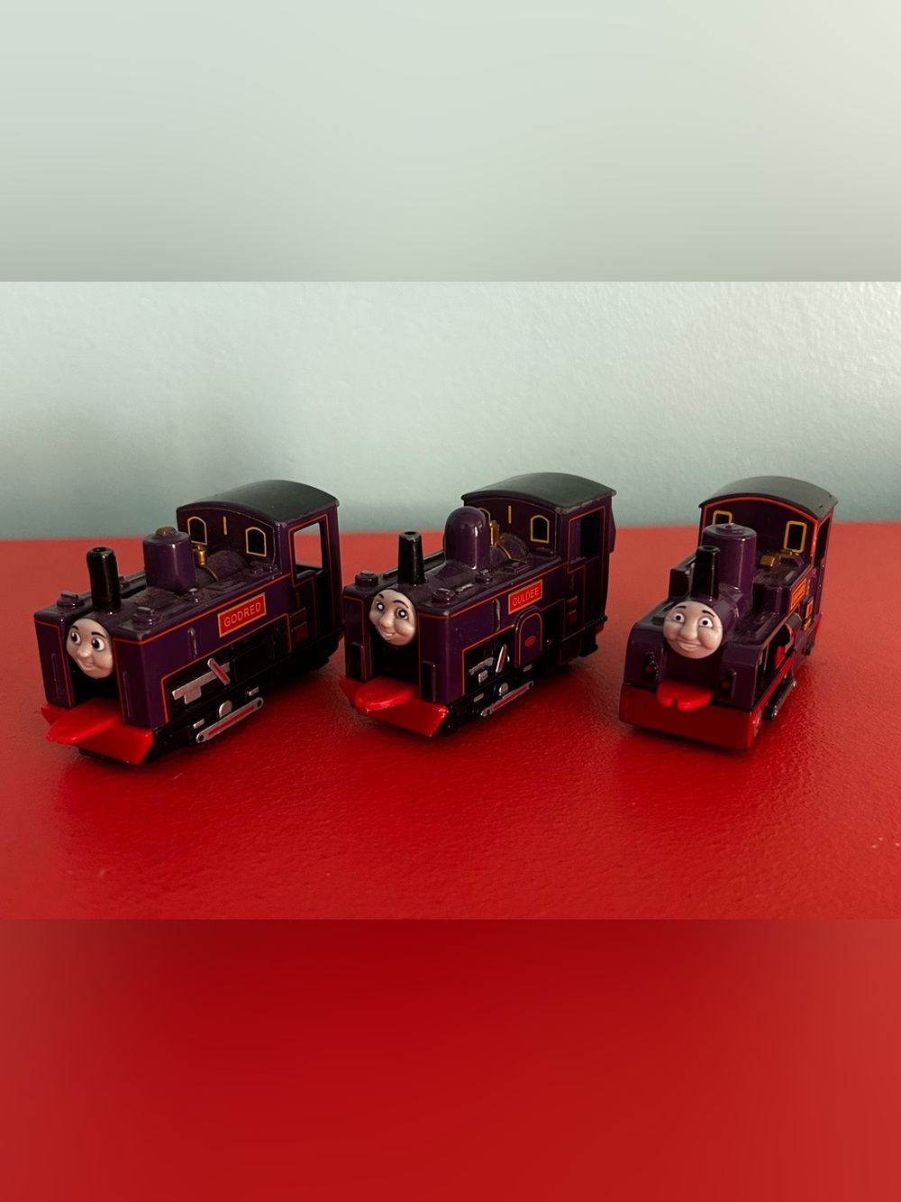 Vintage ERTL Thomas & Friends Railway Engine Culdee, Godred, Lord Harry Set of 3